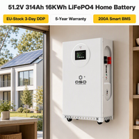Batterie Lithium-Ion Lithtech 51.2V 314Ah 16Kwh pour Stockage Solaire, compatible 15Kwh, 20Kwh, 48V, 48Kwh, 150Kwh, Lithium LiFePO4