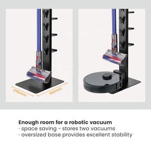 <span class=keywords><strong>Support</strong></span> <span class=keywords><strong>de</strong></span> <span class=keywords><strong>support</strong></span> <span class=keywords><strong>de</strong></span> <span class=keywords><strong>rangement</strong></span> sous vide autoportant en aluminium noir stable compatible avec l'aspirateur <span class=keywords><strong>Dyson</strong></span> - Product Image 2