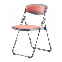 Chaise pliante en métal de luxe aux couleurs vibrantes, résistante à la rouille, robuste, portable, chaise de bistrot pour restaurant, bureau