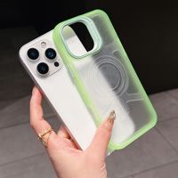 Dernière Nouveauté : Coque de Téléphone Magnétique Transparente et Colorée en TPU+PC, Tendance et de Qualité Supérieure pour iPhone 18/17 Pro Max