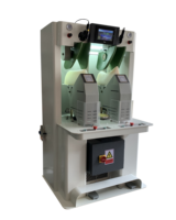 Machines de moulage de chaussures 3D chaîne peut ajuster la tige de chaussure/bottes/vamp machine de sertissage