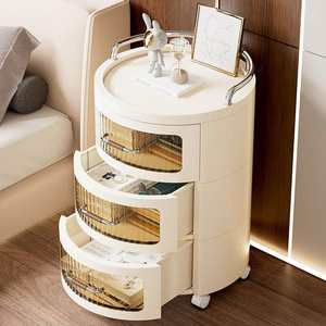 ตู้ข้างเตียง YHYP แทนที่ตู้เก็บของเคลื่อนที่ในห้องนอน ตู้เก็บของแบบมินิมอลทันสมัย เป็นมิตรกับสิ่งแวดล้อม - Product Image 4