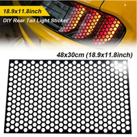 Autocollants personnalisés pour voiture, type nid d'abeille, autocollants pour phares, décorations, autocollants en vinyle pour voitures, 1 pièce