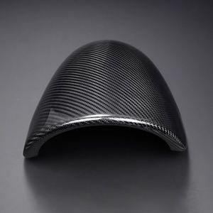 Couvre-tableau de bord en fibre de carbone pour <span class=keywords><strong>Fiat</strong></span> Abarth <span class=keywords><strong>500</strong></span> 595 695 (2012-2024), console centrale, côté conducteur, accessoires décoratifs intérieurs - Product Image 4