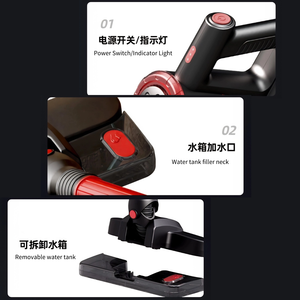 4-in-1 Cordless Handheld USB Vacuum Cleaner High-Power Wet/Dry <strong>Cleaning</strong>/<strong>Mopping</strong>/Blowing/Extraction Multi-Functional Home Car Use - Product Image 4