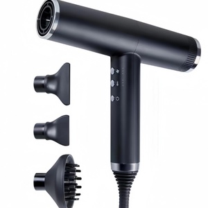 Sèche-cheveux de salon en forme de T, nouveau design, flux d'air super puissant, fonction de nettoyage automatique inversée, avec cordon long. - Product Image 2