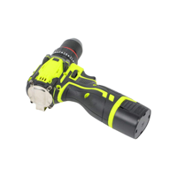 Perceuse électrique portable avec 2 batteries, embouts de tournevis, gants et étui pour le travail du bois, logo personnalisé, fabrication en usine