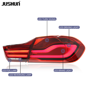 JUSHUN 2014-2020 per BMW Serie <span class=keywords><strong>4</strong></span> F32 Luci Posteriori a LED Nuovi Ricambi <span class=keywords><strong>Auto</strong></span> Aggiornati 12V Volta Luci Posteriori per Trasformare e Migliorare la Visibilità - Product Image 3