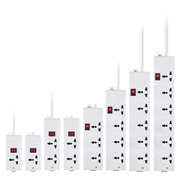 Placa de alimentación británica 1,8 M Cable de extensión 4Way Multi Plug Outlet Power Strip 13A Universal Outlet Extension Socket Switch UKCA