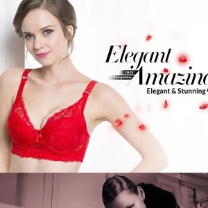 Soutien-gorge sans armatures, fin, grande <span class=keywords><strong>taille</strong></span>, respirant, en dentelle, à bretelles réglables, coupe pleine, pour poitrine généreuse, effet amincissant, lingerie sexy pour femme - Product Image 2