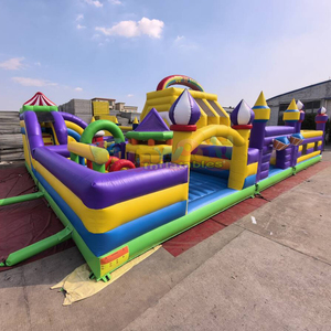 Parc d'attractions gonflable géant pour enfants, aire de jeux extérieure intégrée, parc à thème gonflable - Product Image 6