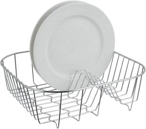 Kitchen Organizer Simple Wire Dish Dryer Drain Holder Cabinet Steel Chrome Wire Bowl Dish <strong>Drainer</strong> and Organizer - Product Image 4