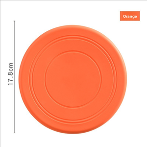 Soft Flexible Dog Flying Disc Durable Chew Proof Fetch Toy Outdoor Water Floating Play Disc for Puppy & Large Breeds - Product Image 1