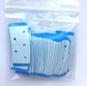 Cinta de Peluca de encaje súper de doble cara Peluca <span class=keywords><strong>Walker</strong></span> Mini tira <span class=keywords><strong>Etiqueta</strong></span> de cinta de encaje <span class=keywords><strong>azul</strong></span> - Product Image 1