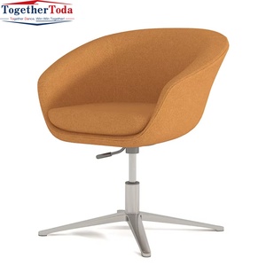 Chaise de loisirs minimaliste pour bureau, réception, hôtel, salon, zones de réunion, mobilier de salon, chaise de visiteur pivotante et réglable en hauteur - Product Image 3