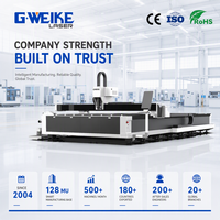 Découpeuse laser fibre intégrée usine pour tôles et tubes 1500W-12000W, refroidissement par eau, CNC 4 axes, modèles 3015/4015