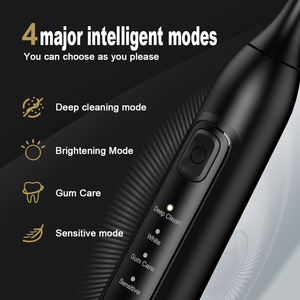 Rechargeable <b>Electric</b> Toothbrush Type-C 4 Modes Couple Sonic Toothbrush Adult High Frequent Tooth <b>Brush</b> Teeth <b>Cleaner</b> Customize - Product Image 5