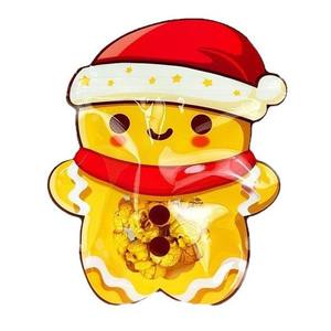 En Stock lindo troquelado forma a prueba de olores cremallera Ziplock Mylar bolsas caramelo Stand up bolsa de regalo de Navidad - Product Image 2