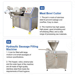 OCEAN Industrial Chicken <b>Sausage</b> Make Machine <b>Sausage</b> <b>Stuffer</b> Production Line <b>Sausage</b> Product Line - Product Image 3
