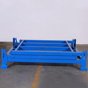 Tekstil endüstrisi için endüstriyel çelik depolama rafı katlanabilir ve istiflenebilir kumaş rulo Stillage - Product Image 3