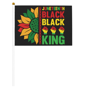 Günstige Juneteenth 19. Juni 1865 Unabhängigkeitstag handgeführte Fahnen für Afrikaner afroamerikanische Feiertagsfeier - Product Image 1