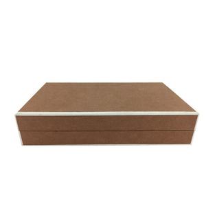 Cajas de Regalo de chocolate hechas a mano, cajas biodegradables de regalo de chocolate marrón con <span class=keywords><strong>papel</strong></span> de parafina de grado alimenticio - Product Image 2