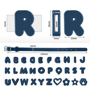 Collier personnalisé pour <span class=keywords><strong>chien</strong></span> avec nom en lettres DIY, laisse en <span class=keywords><strong>biothane</strong></span> imperméable, ensemble de collier et laisse pour <span class=keywords><strong>chien</strong></span>, pour la promenade - Product Image 2