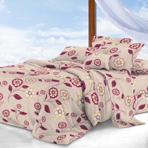 Giá Rẻ Nhỏ Hoa Thiết Kế Sợi Nhỏ Bedsheet Chất Liệu Tùy Chỉnh In Polyester Dệt Vải Cho Quilt Bìa - Product Image 4