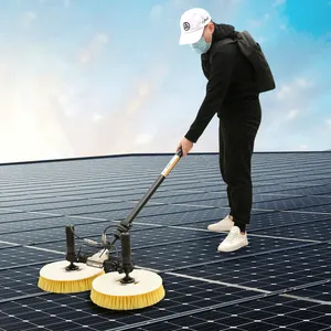XC SOLAR pulizia del pannello solare in modo altamente efficiente motorizzato alimentato ad acqua 110v Tool Equipment Clean Brush Robot