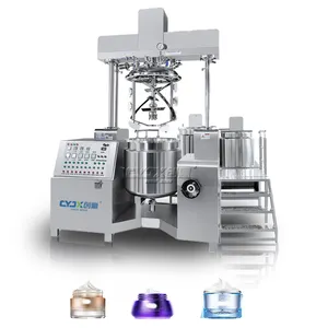 CYJX Alcohol Gel Mixer Machine/hand Sanitizer Cream Making Machine/shampoo Mixing Tank Vaccum Emulsifier Homogenizer