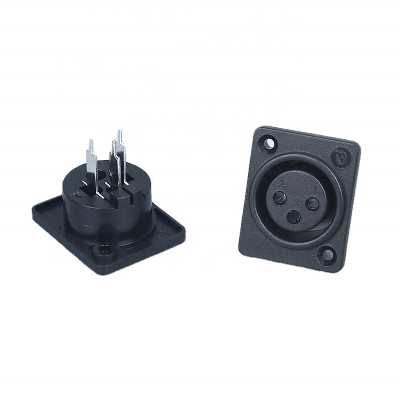 Xlr Connector 3 Pin Vrouwelijke Panel Mount Socket Voor Audio Signaal Audio Stereo Jack Connector