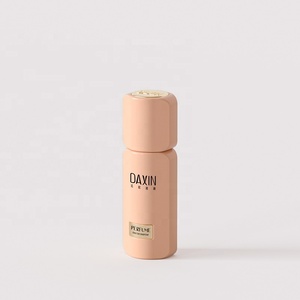 Flacons <span class=keywords><strong>de</strong></span> parfum cylindriques uniques et personnalisés 30ml 50ml 100ml en <span class=keywords><strong>verre</strong></span> <span class=keywords><strong>de</strong></span> luxe à sertir avec couleurs vibrantes et logo personnalisé - Product Image 1