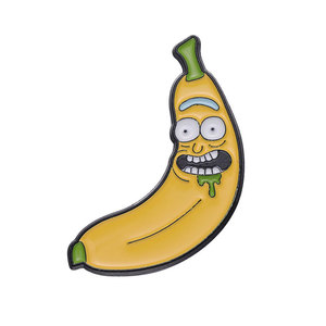 Promotion mignon créatif Mini banane Pizza avocat <span class=keywords><strong>papier</strong></span> toilette broche dessin animé modèle métal alliage émail pour épinglette métal - Product Image 4
