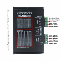 DM860H Microstep Motor Stepper tanpa sikat DC pengendali Driver Nema23 Nema34 miniatur 57/86 cangkang DM860 miniatur Motor Stepper