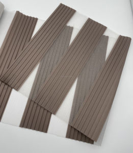 YUCHANG Seven <strong>Small</strong> Folds Roller <strong>Blinds</strong> Fabric 100%polyester zebra <strong>Blinds</strong> - Product Image 4
