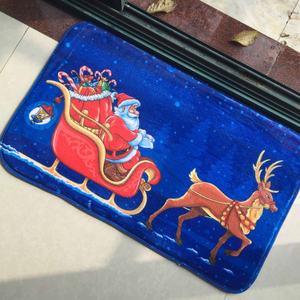 Alfombrillas Personalizadas con Estampado por Sublimación de Bienvenida Navideña con Diseño de Papá Noel, Navidad, Feliz Navidad - Product Image 2