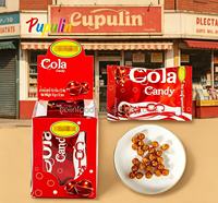 Bonbons durs OEM classiques saveur cola et fruits mélangés, emballage en boîte portable, support OEM ODM personnalisé