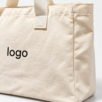 Tas Belanja Kanvas Custom Logo Grosir 48x35x12 cm untuk Pengecer Hadiah Terpilih yang Menciptakan Rangkaian Merchandise Toko Liburan