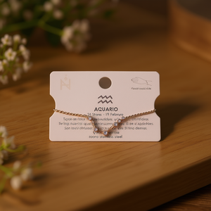 Bracciale Aquarius in acciaio inossidabile con strass PULSERA - Product Image 3