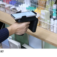 Nuevo Lanzamiento CHAINWAY R7, Terminal Lector RFID UHF, PDA Portátil Android, Escáner de Código de Barras 2D, Lector RFID SLED