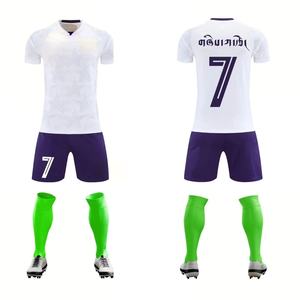 เสื้อฟุตบอลสไตล์ย้อนยุคแบบกำหนดเองได้2526ระบายอากาศและแห้งเร็วเสื้อฝึกไทยคุณภาพสูงสำหรับเด็กและผู้ใหญ่ - Product Image 4