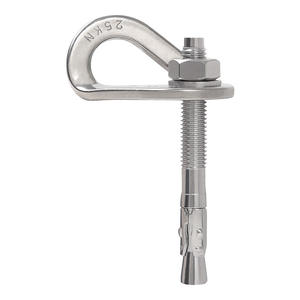 Point d'ancrage en acier inoxydable Xinda M10, boulon d'expansion, clou de roche, support pour hamac et escalade - Product Image 1