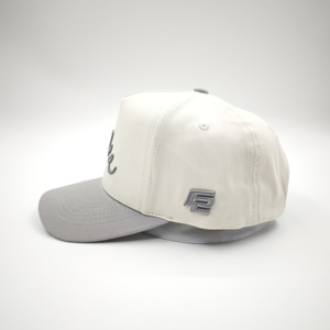 Casquette de baseball vintage en coton non structurée à 5 panneaux avec logo brodé personnalisé, bicolore, de haute qualité, vente en gros - Product Image 2