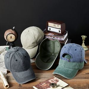 Casquette de baseball vintage à 6 panneaux brodée avec logo personnalisé, effet délavé, pour sports de plein air, vente en gros, chapeau de soleil ajustable, tendance et de luxe - Product Image 2