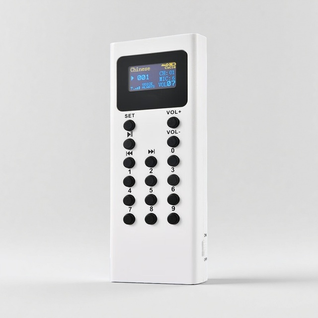 Mix Tech Mixous K1 Automatic Audio Guide System for Factory Tour Guiding School Church Training Participant Interact Talk Back