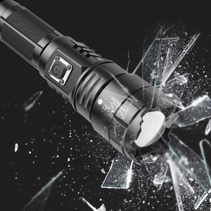 XHP70 ไฟฉายกำลังสูง 21700 แบตเตอรี่ประเภท C USB ชาร์จไฟได้ ไฟฉาย LED สำหรับใช้งานกลางแจ้ง แสงสีขาว - Product Image 4