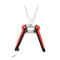 Lot de 3 outils de jardinage de qualité industrielle en acier inoxydable sécateur ciseaux tondeuses et cisailles pour l'entretien du jardin