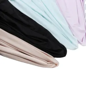 Kain Modal tekstil kualitas tinggi kain Tencel campuran rajut kustom untuk sprei tempat tidur