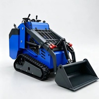 Mini-chargeuse sur chenilles, équipement de construction compact, machine hydraulique, véhicule à chenilles pour terrassement, moteur d'occasion