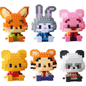 ミニビルディングブロックアニメ人気キッズトイPc 50カラーボックスレンガカラフル女の子プラスチックパズル1個 - Product Image 6